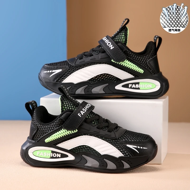 

Simple All Match Kids Outdoor Shoes Thick Stable Sole Fashion Plain Style Daily Sports Walking Sneakers
