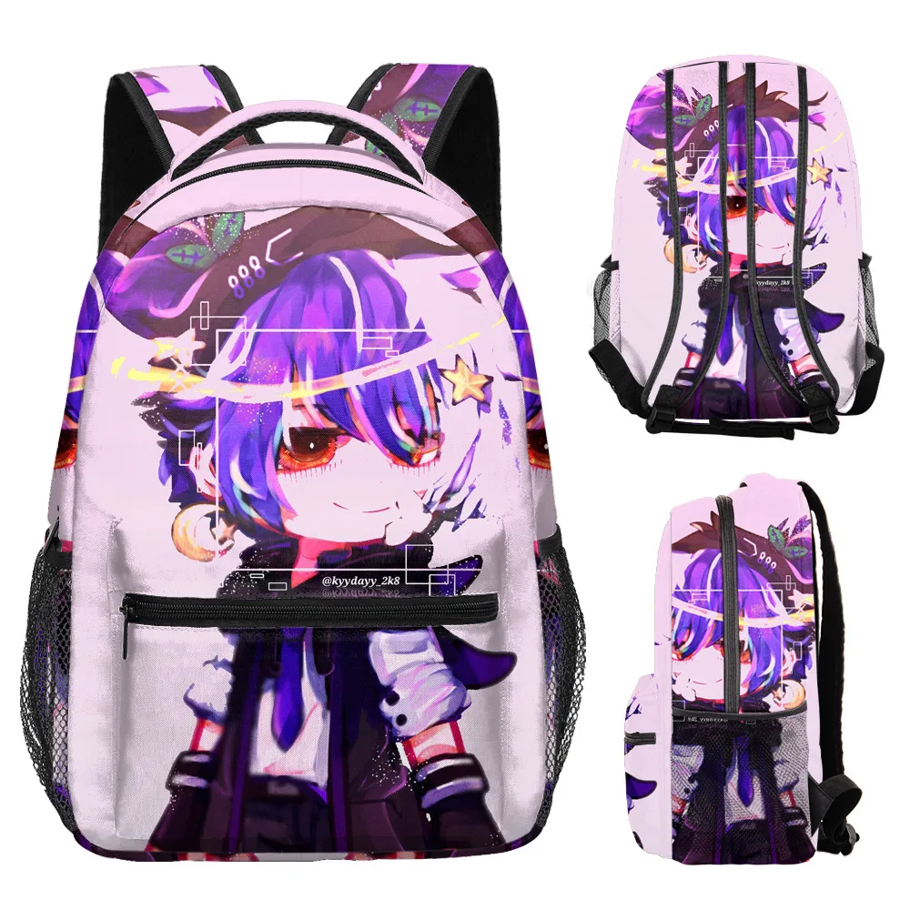 Classic Kpop Youthful School Bags Unisex Cool Gacha Life Travel Bags 3D Print Oxford Waterproof Notebook Shoulder Backpacks