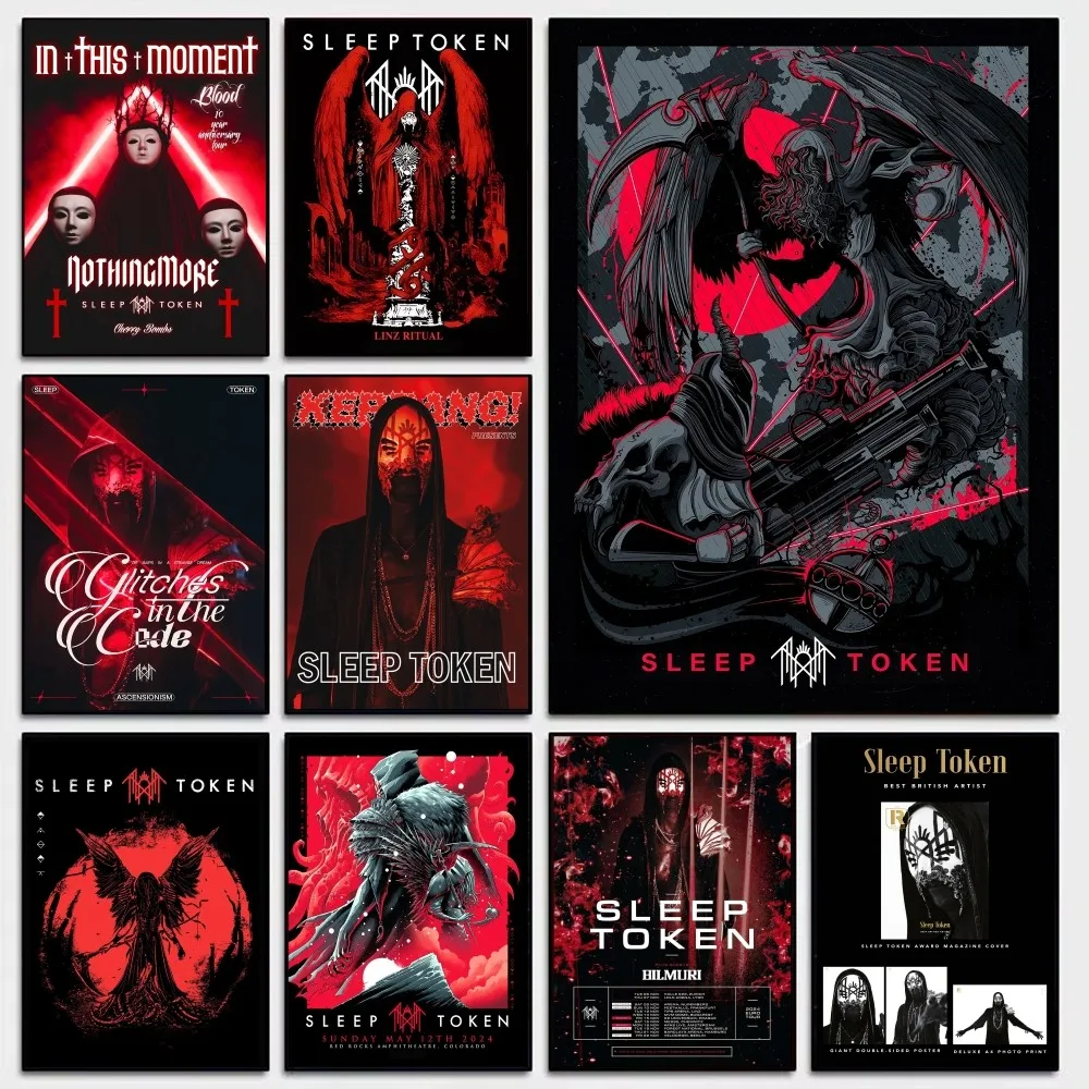 

Sleep Band T-Tokens Movie Sticky Posters Vintage Room Home Bar Cafe Decor Room Wall Decor