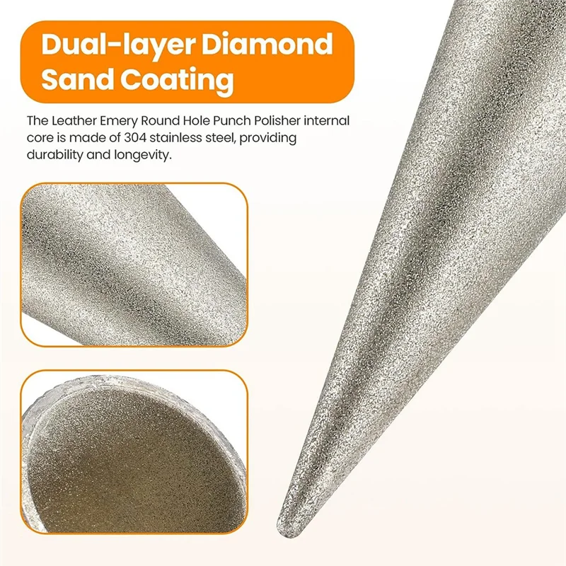 الجلود الصنفرة ثقب دائري لكمة الملمع طاحونة 3-16 مللي متر DIY بها بنفسك الجلود لكمة حافة مبراة أداة لكمة دليل تلميع أداة