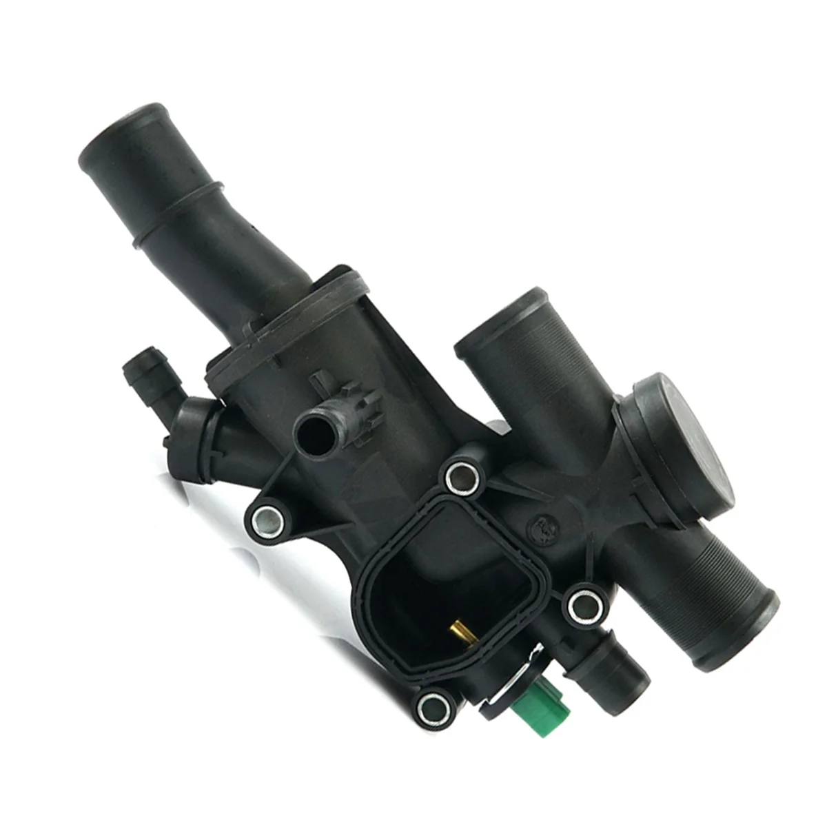 T61c_Coolant Thermostat Housing Kit for Ford Focus II Mondeo IV Peugeot 307 407 508 607 Volvo S40 3M5Q-8A586-CA/3M5Q-8A587-AA