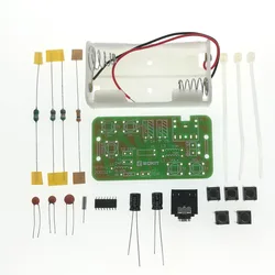 76-108MHz FM Stereo Radio DIY Kit Wireless FM Receiver Module Frequency Modulation Electronics Soldering Practice Project