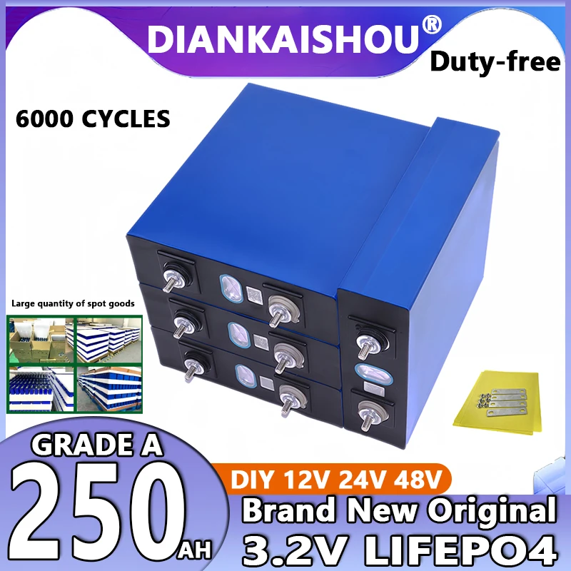 

Оригинальная Аккумуляторная Батарея 3,2 В Ач LiFePo4 DIY12V 24 в 48 в RV солнечная батарея для хранения для гольф-мобиля грузовика перезаряжаемая батарея, бесплатная доставка