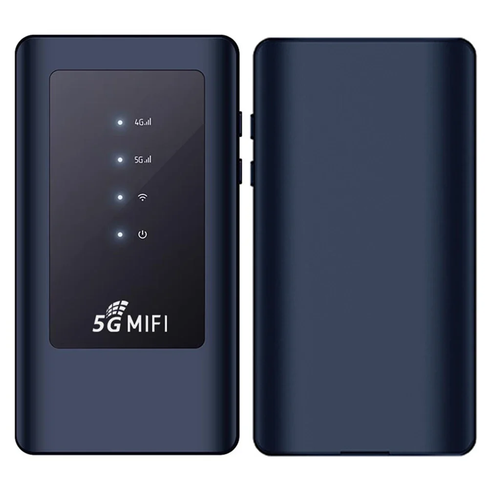 5G MiFi Mobile Modem Portable Wi-Fi Device with SIM Card Slot WiFi5 Dual Band 5Ghz Hotspot 4400mAh Wireless Wifi Router For Home