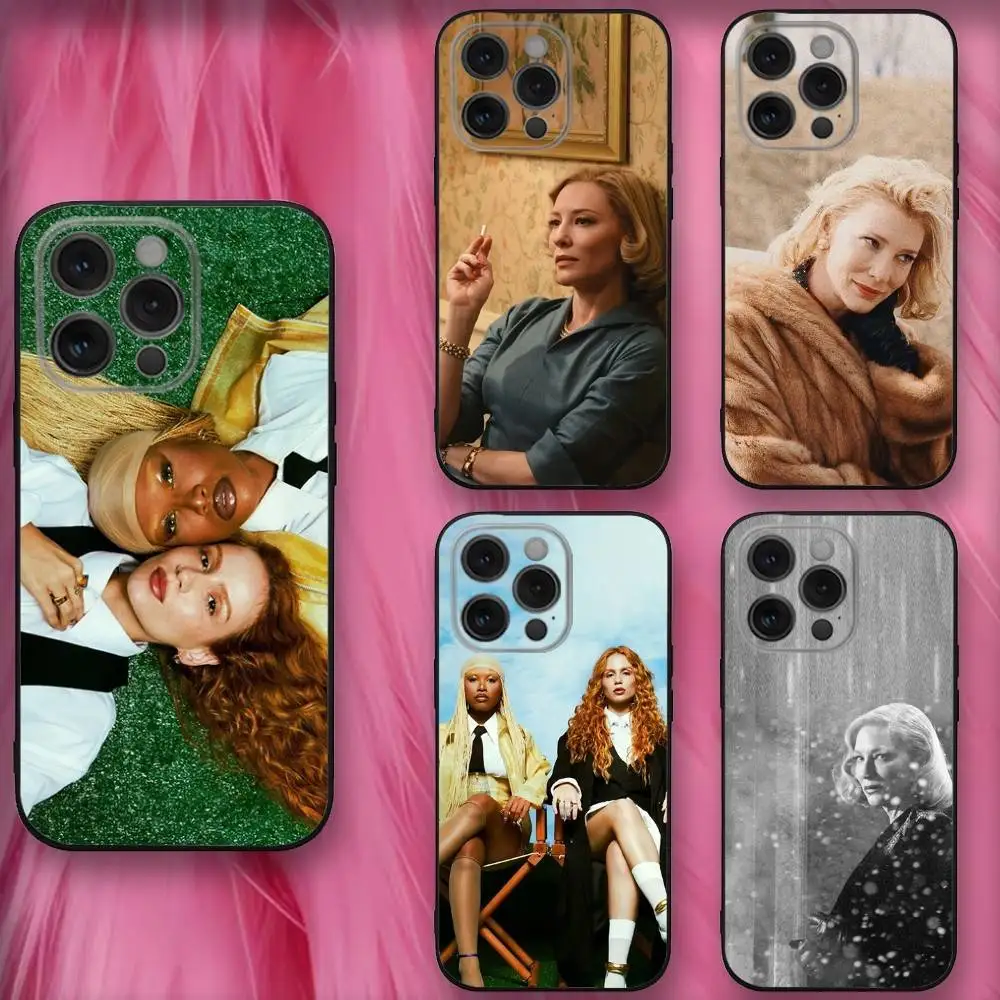 

The Film C-Carols Phone Case For iPhone 16,se4,15,14,13,12,11,Pro,X,XS,Max,XR,Plus,Mini Soft Black Cover
