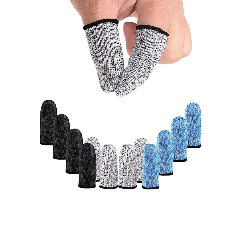 30pcs~10pcs Anti-Cut Finger Cots Thumb Protector Sleeve Cover Finger Peel Fingertip Gloves Picking Finger Cover Kitchen Tools