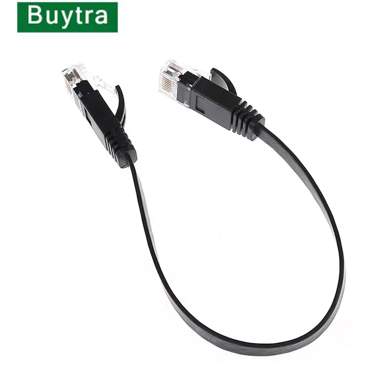 1Pc 30Cm Cat6 Netwerk Kabel Patch Cord RJ45 Slanke High-Speed Computer Networking Cord