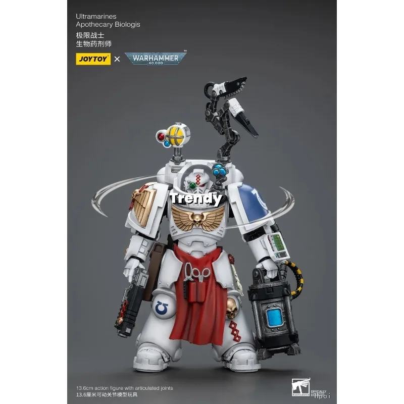 【En Stock】 JOYTOY Hammer 40K 1/18 figurine Uitramarines pharmacien biologue Collection jouet classique cadeau