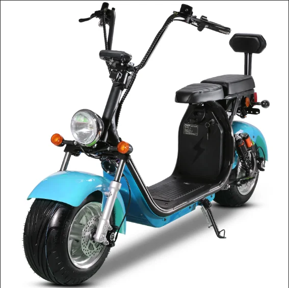 With COC EEC Certificate 60V 40AH Double Battery Lithium Battery 1500W Fast delivery powerful adult electric scooter