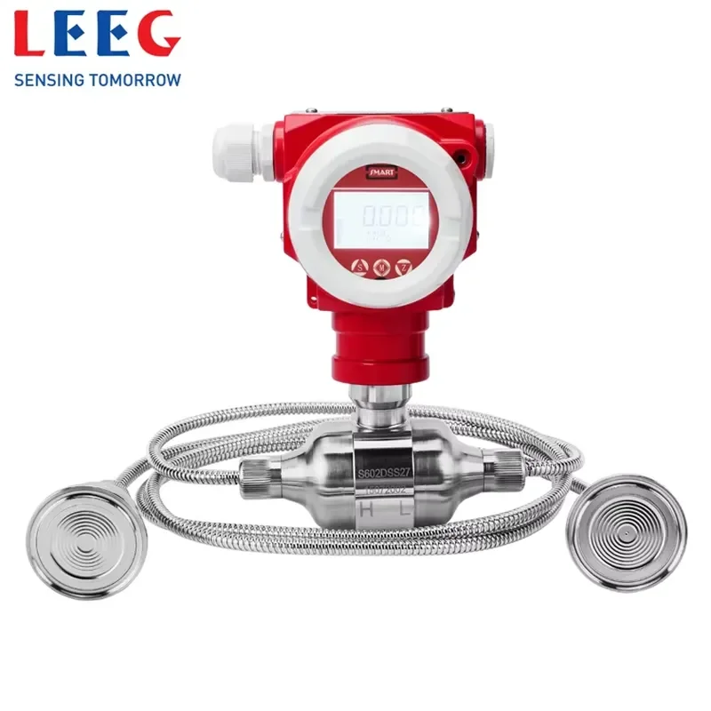 Differential Pressure Transmitter Double Flanges Remote Seal Type Capillary DP Level Transmitter