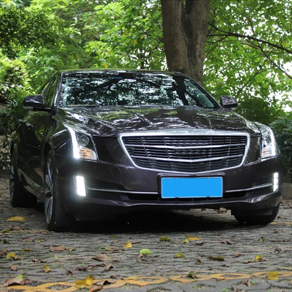 

Для Cadillac ATS ATS-L 2014-2018 автомобильные передние фонари, обновленные бифокальные линзы с высокой настройкой, аксессуары, светодиодные автомобильные фары в сборе