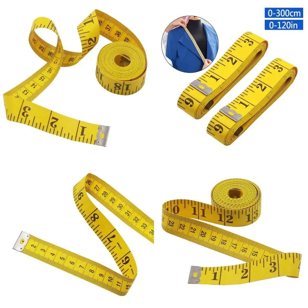 

R9UF Double-Scale Soft Tape Sewing Tailor Cloth Ruler Dressmaker Flexible Ruler Tape