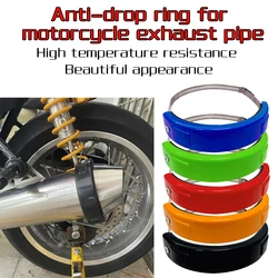 Silencieux d'échappement universel pour moto, protecteur de bouclier thermique, tuyau d'échappement réglable, 100mm-155mm