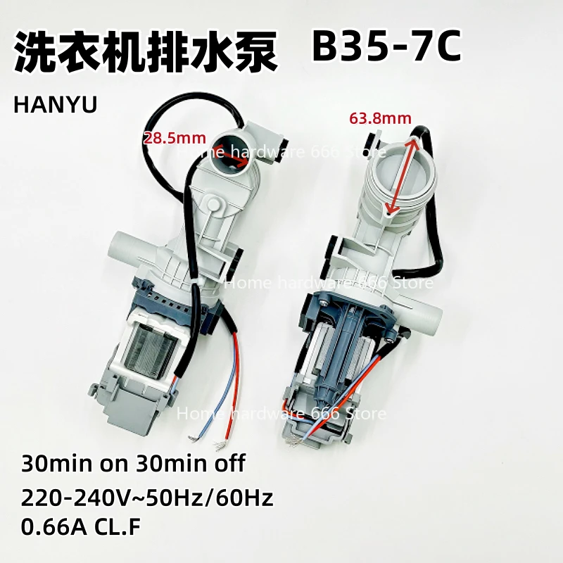 ドラム式洗濯機の排水ポンプモーターmg70-1232es1031e-1203eds-1003eに適しています。