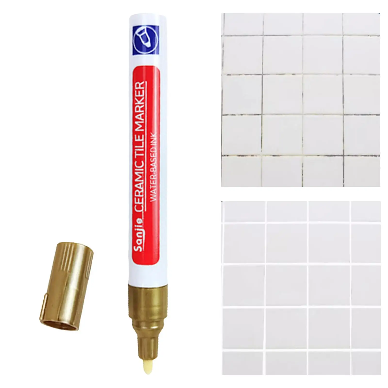 Tile Paint Marker Grout Markers Seam Repair Tools for Garden Patio Toilet