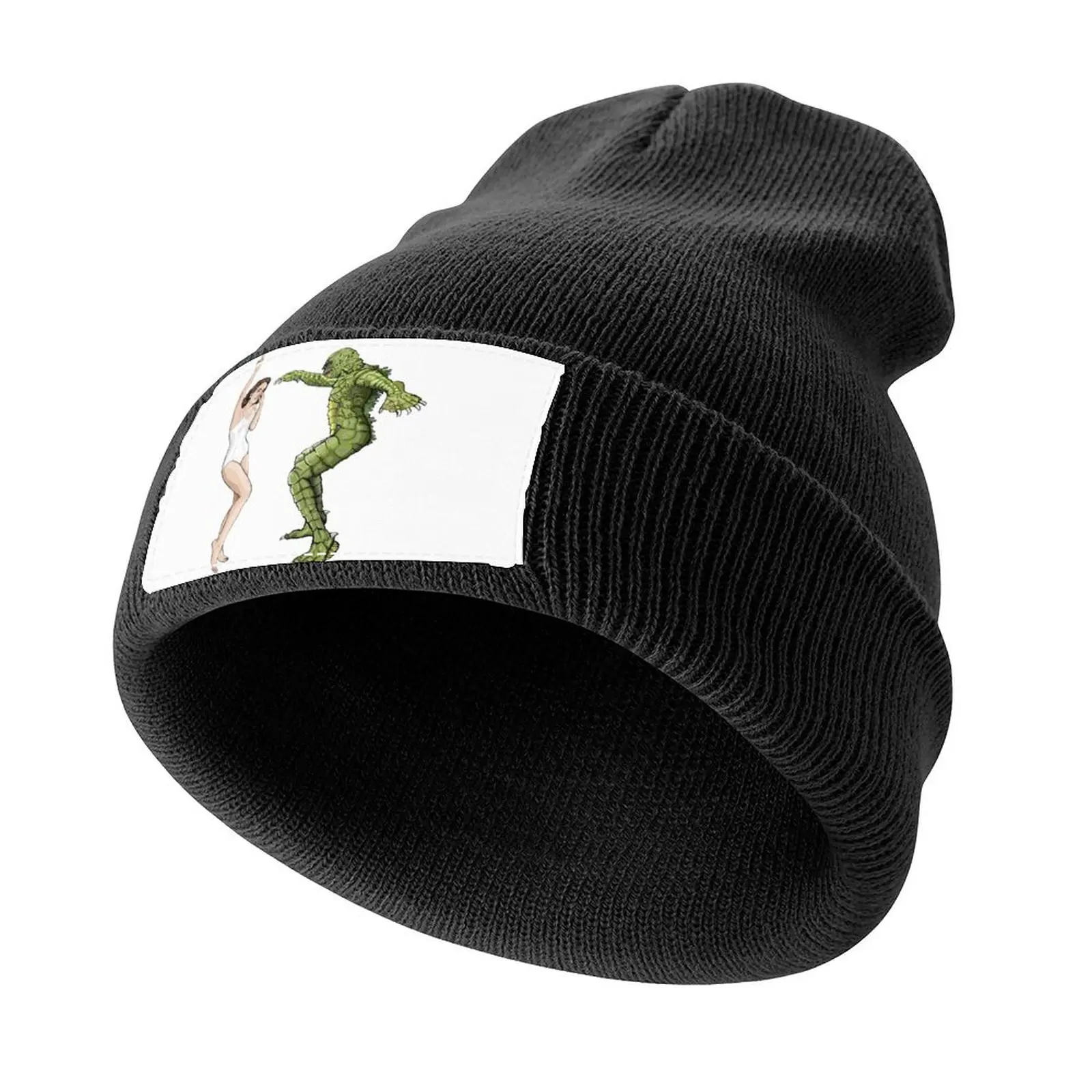 Do the Creature Swim Knitted Cap Custom Cap Big Size Hat Luxury Man Hat cute Male Women's