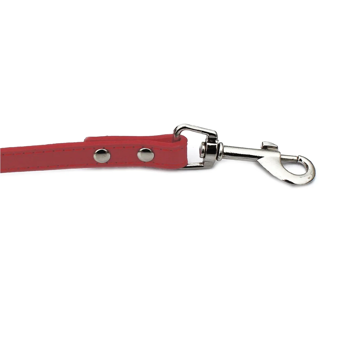 

Red 130cm Pet Dog Cat Puppy Safety PU Leash Lead Durable Material Alloy Buckle D-Ring Comfortable PU Pet Leash