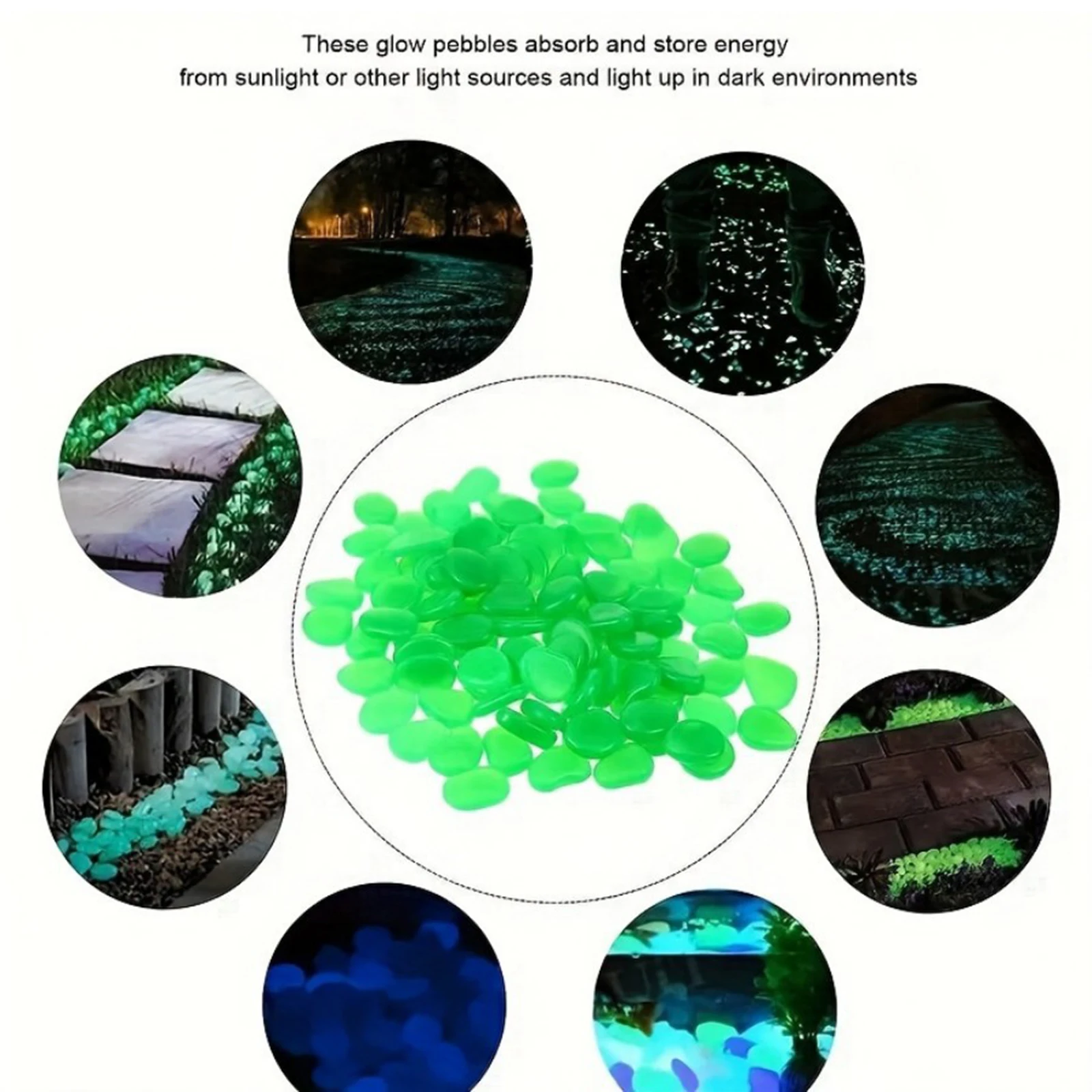 200/400/600/1000pcs Glow In Th - Fish Aquarium Guide recension och pris