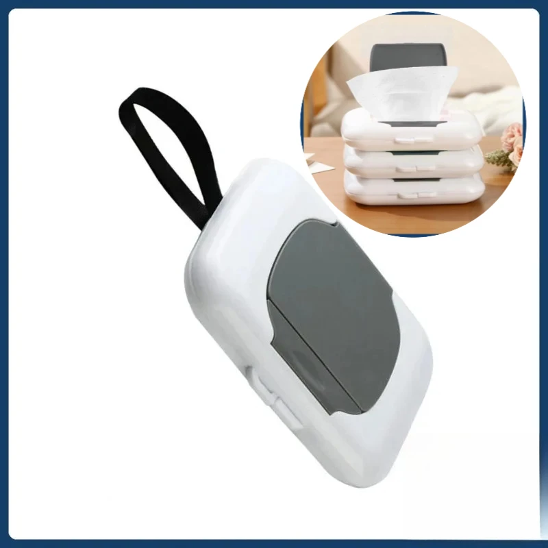 

1 шт., коробка для хранения дорожных салфеток, коляска, чехол для салфеток, многоразовый контейнер для влажных салфеток, коробка для уличных салфеток