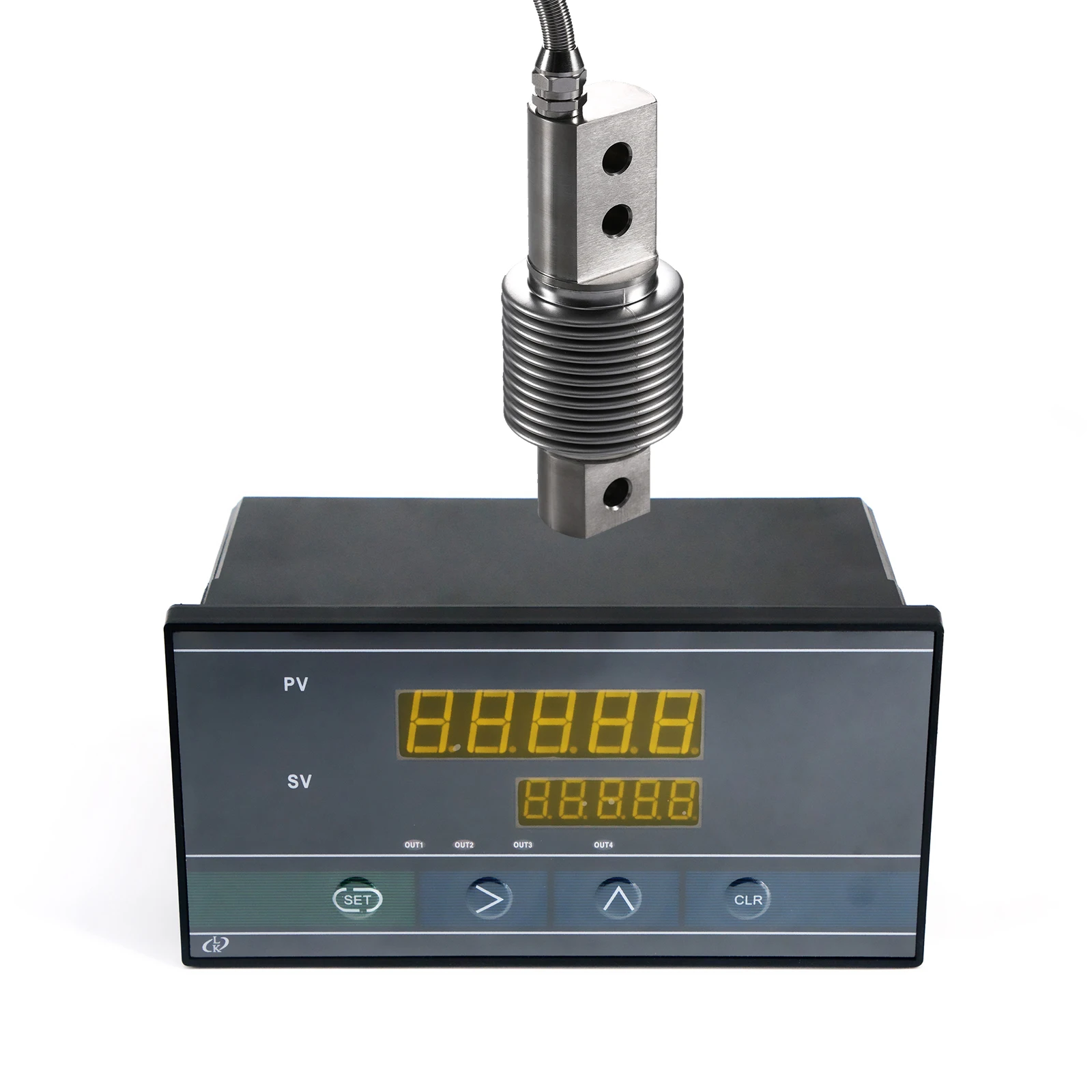 Bellows Type Load Cell Sensor with Indicator display,Test Compression Force Weight Pressure Sensor for Scale