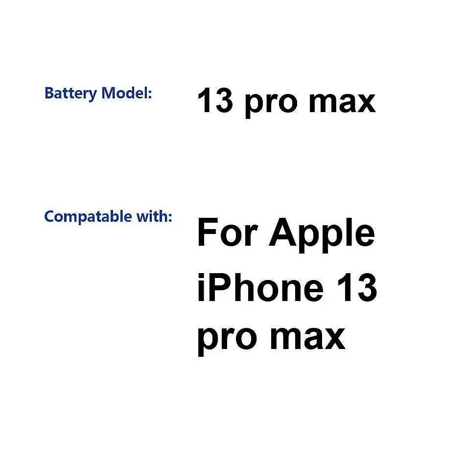 

4352Mah For Apple Iphone 13 Pro Max Mobile Phone Battery Reliable Power Supply High-Capacity