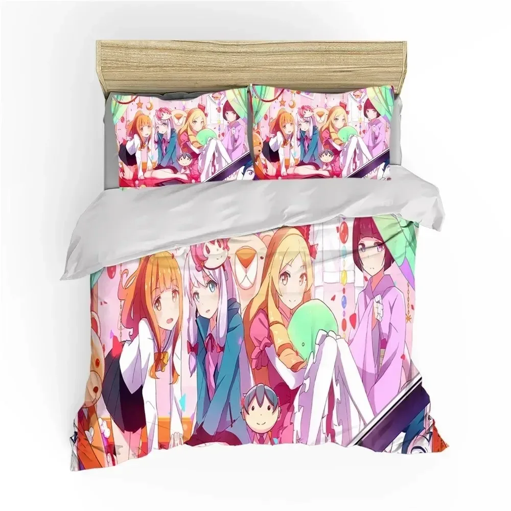 Fashion Japan Anime Cartoon Bedding Set Bedroom Soft Modern Bedspreads Comefortable Kids Duvet Cover Quilt Cover And Pillowcase