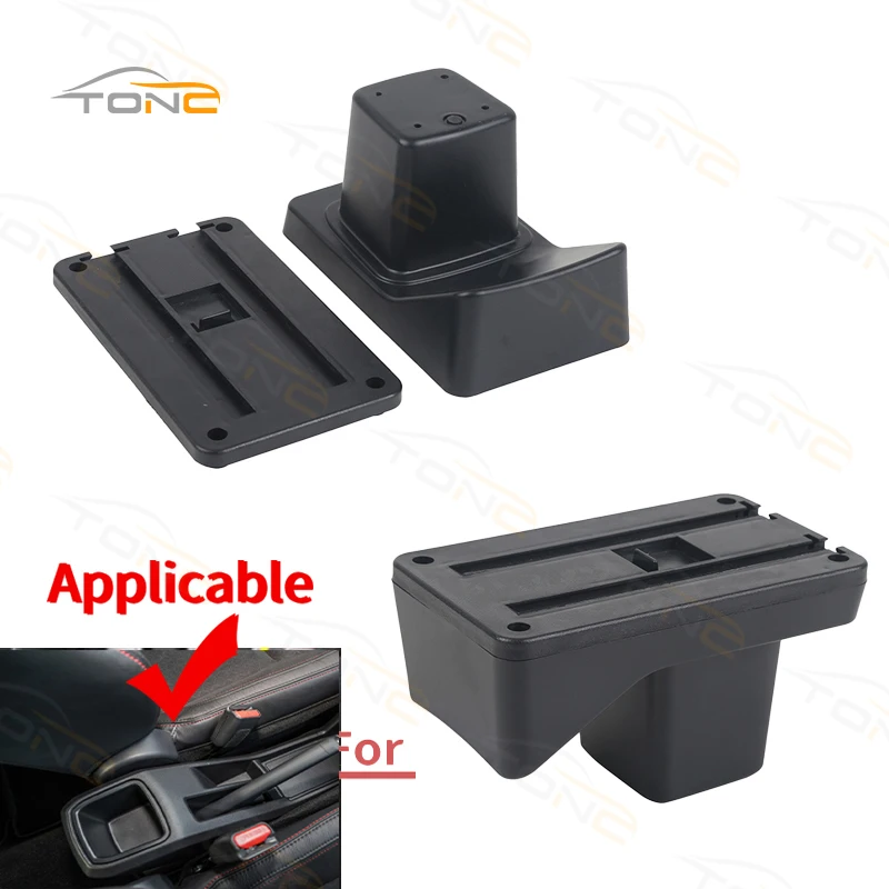 For Perodua Axia Armrest Box For Perodua Axia 2023 2024 Center Console Storage Box Organizer with Cup Holder and USB