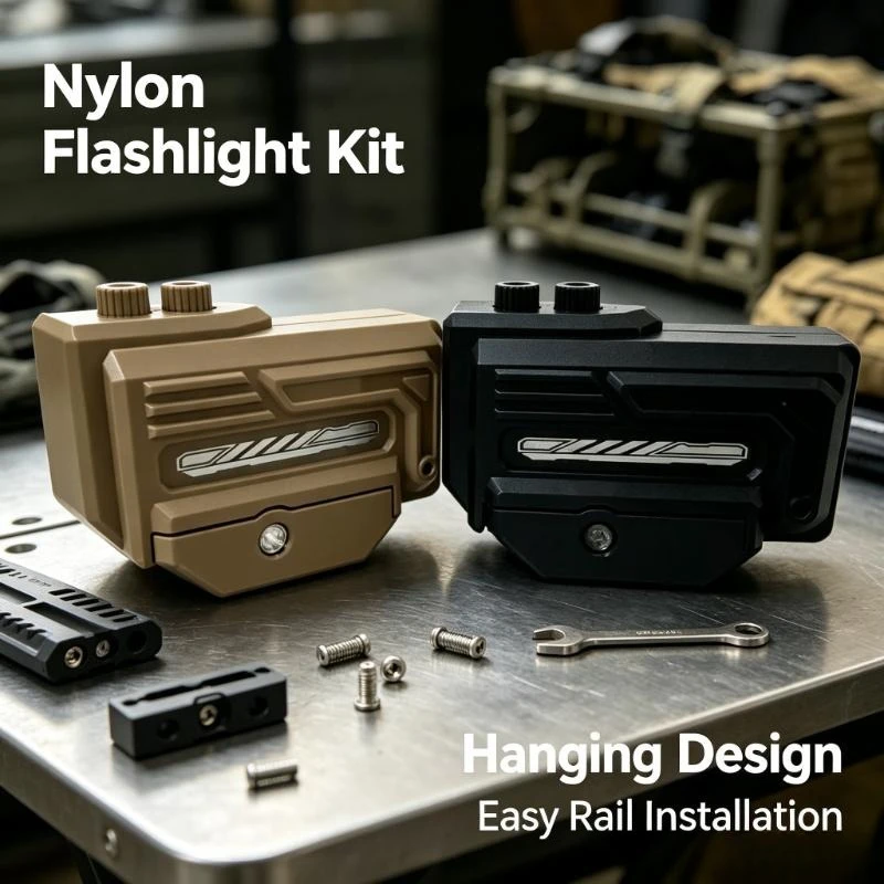 

2026 New Infrared LED Flashlight Nylon 20mm Rail Adjustable Hanging Design Mount for Outdoor Hunting Game Accessory