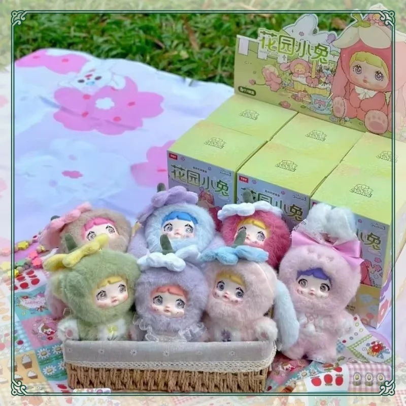 

Genuine Nommi Garden Rabbit Series Blind Vinyl Box Nommi Rabbit Plush Toy Mystery Box Doll Surprise Backpack Flat Figure Gift