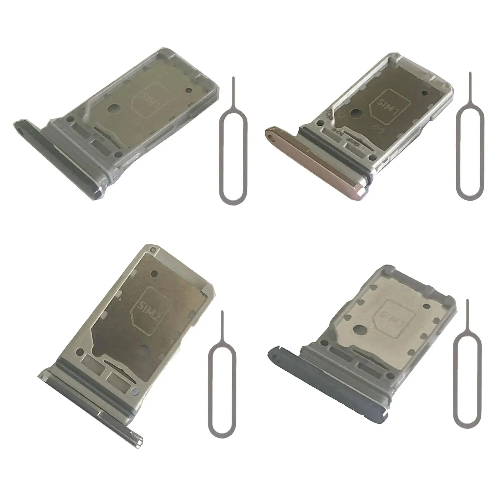 Sim Card Tray Holder Phone for S21+Plus 5G Sim Card Slot Parts