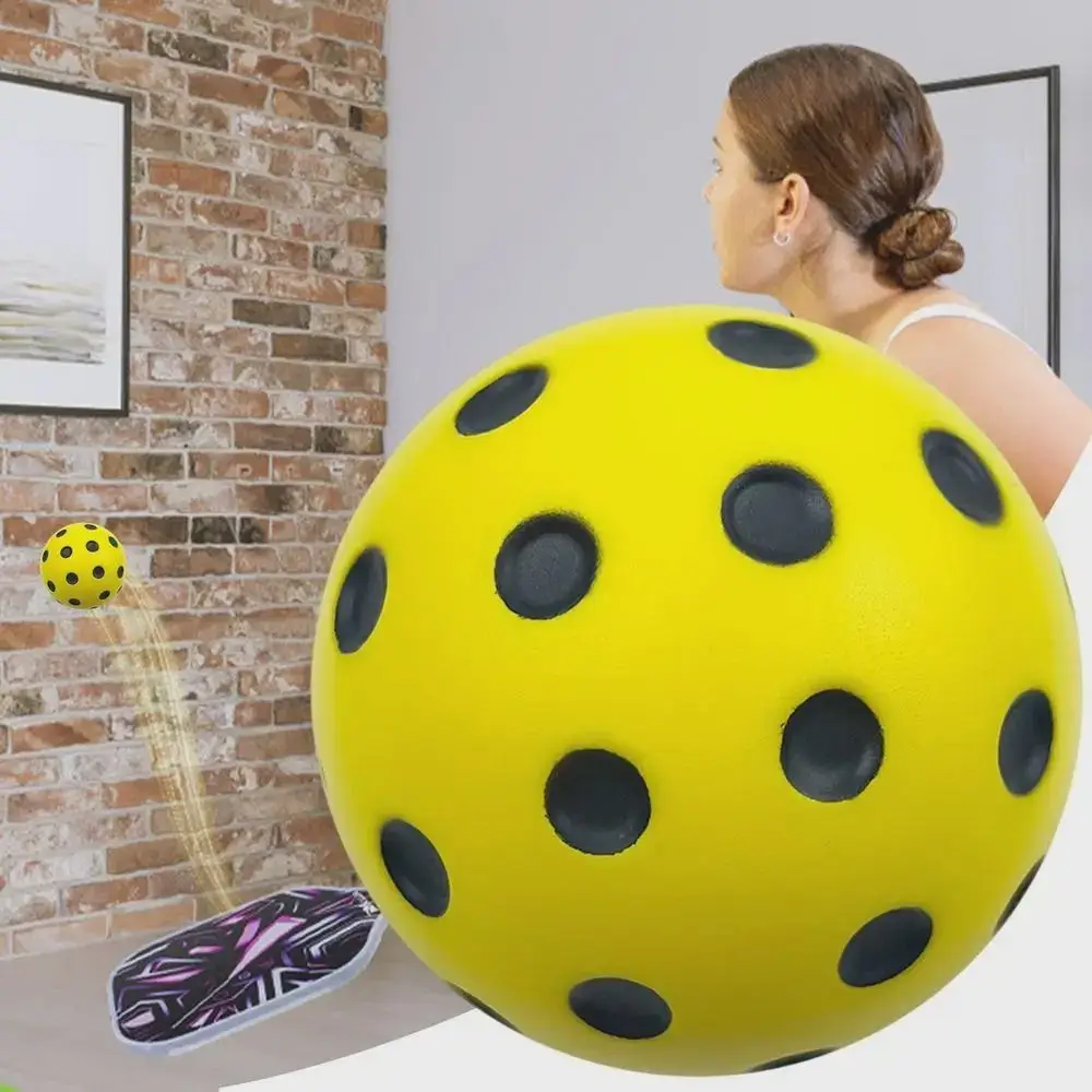 PU Foam Foam Pickleball Balls High Bounce Silent Pickleball Training Balls Quiet Bounce Quiet Pickleball Balls