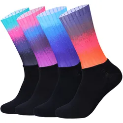 2022 Sport Socks Men's Cycling Riding Bicycle Socks Breathbale Basketball Socks cycling socks