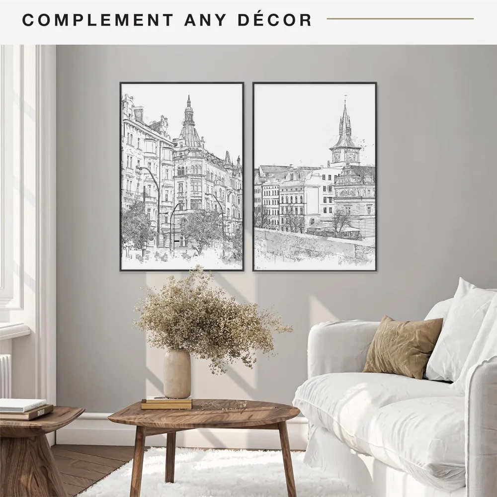 إطار صورة كبير 22 × 34 أسود خفيف الوزن للتعليق على الحائط عموديًا أفقيًا لديكور معرض المطبوعات الفنية والملصقات