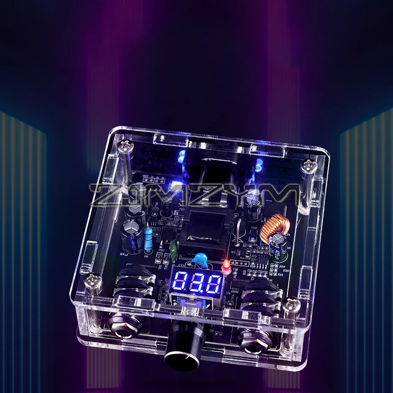 Transparente Tattoo Machine Power Supply, 3A, pé livre, Tattoo Power Transformer, LED Display Screen, Prick
