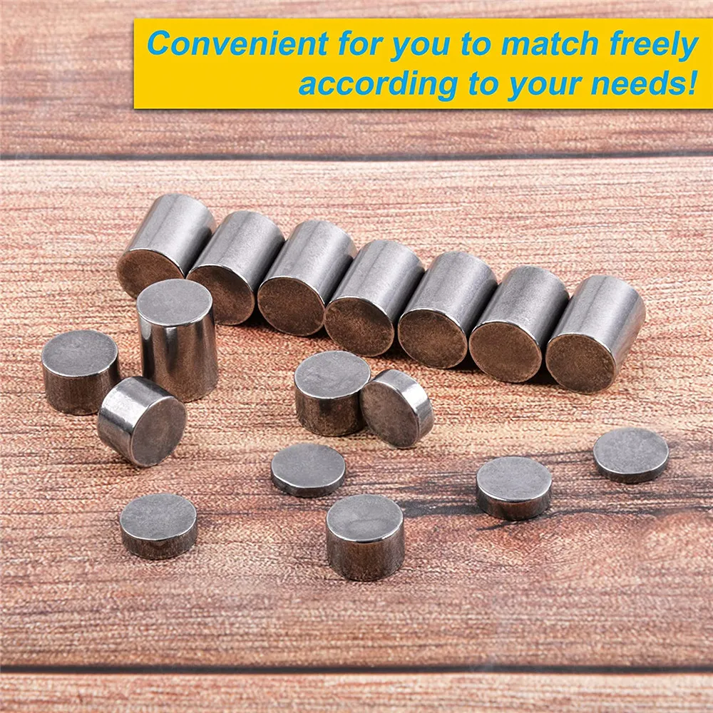 5OZ Tungsten Weights for Wood Car Cylindrical Tungsten Weight Kit for Fastest Car Speed Pine Race Wood Car Weights