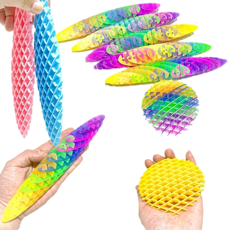 Worm Decompression Elastic Mesh Toys Stress Relief Fidgets Worm Unpacking Morphing Squishy Stretchable Novel Deformation Toys