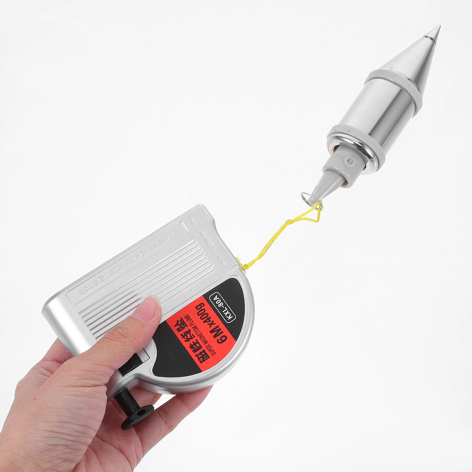 

Magnetic Plumb Vertical Measuring Hammer Conical Stainless Steel Weight for Construction Woodworking Projects Plum Bob Tool