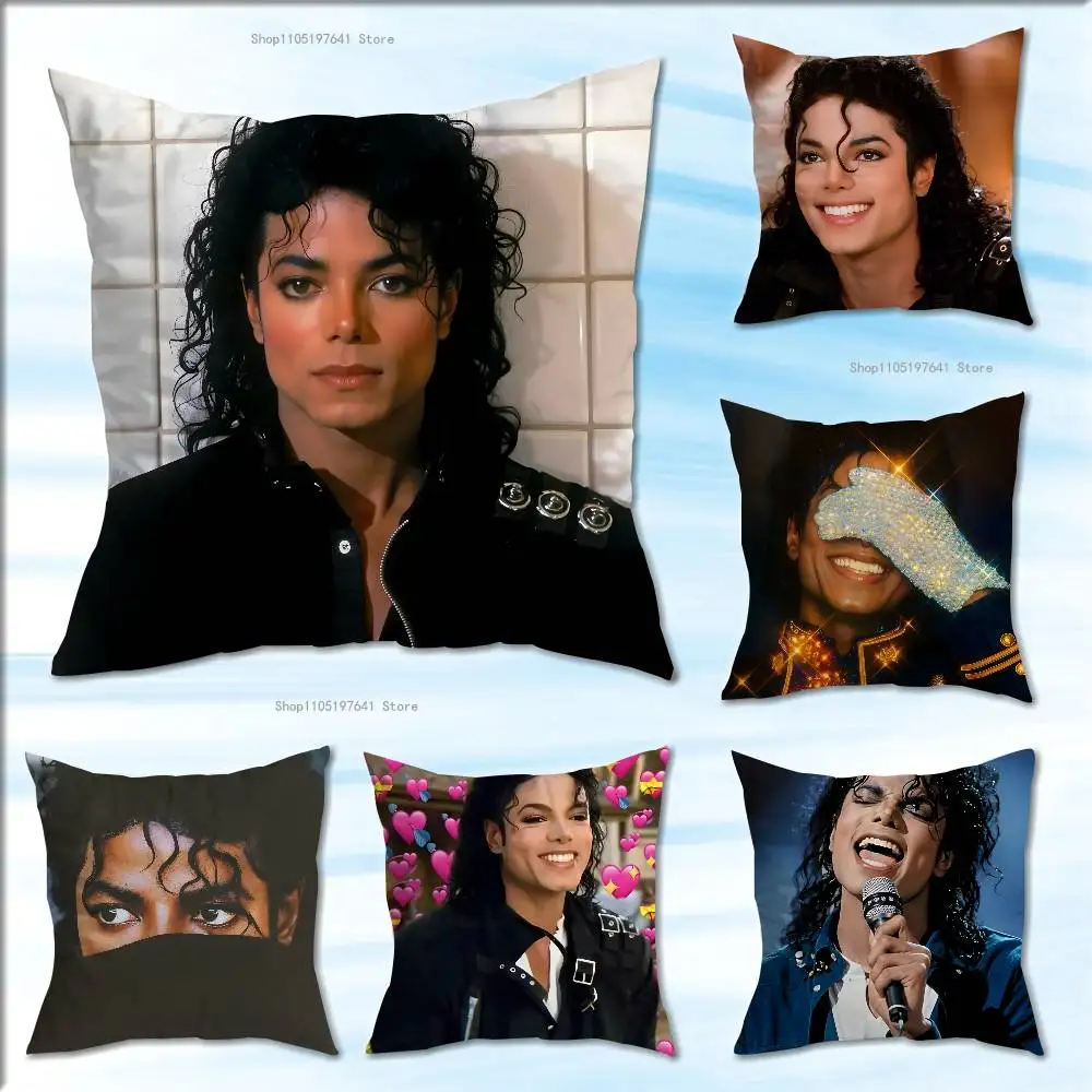 

M-Michael Singer J-Jacksons Anime Celebrity Merchandise All-Match Printed Pillow Case Sofa Car Office Room Decoration Protector