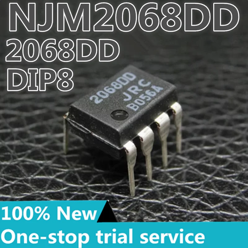 5-100PCS %New original imported Japan JRC 2068DD NJM2068DD dual operational amplifier in line with DIP-8