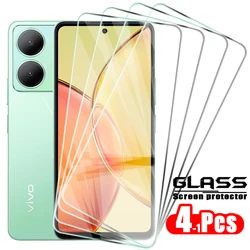 강화 유리 화면 보호기 보호 필름, Vivo Y36 5G 4G, Y27 Y56 Y100 Y35 Y72 5G Y70 Y51 Y52 5G Y31 Y31s 용, 4-1 개