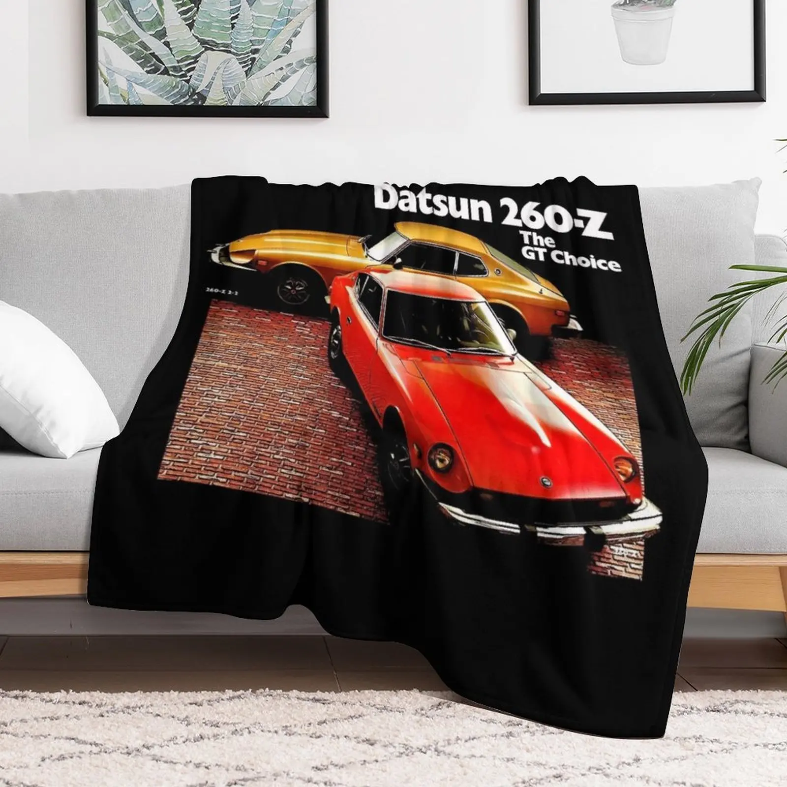 DATSUN 260-Z Throw Blanket Beautifuls Designers For Sofa Thin Blankets