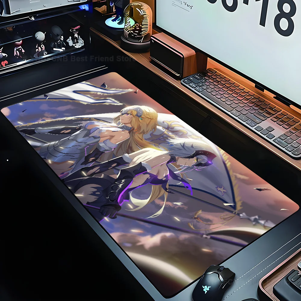 

Jeanne Alter Fate Grand Order Mousepad Mouse Mat Desk Mat With Pad Gaming Accessories Prime Gaming XXL Keyboard Pad