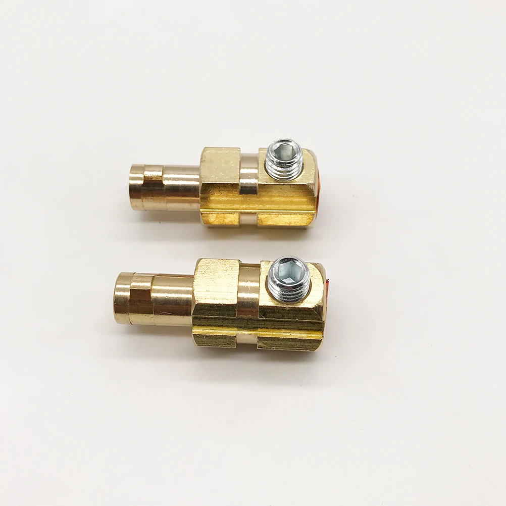 

2pc 35-50Mm Welding Plug Quick Terminal Fitting Anti-Oil Impact Resistant High Temperature Electrical Equipment Cable Connector