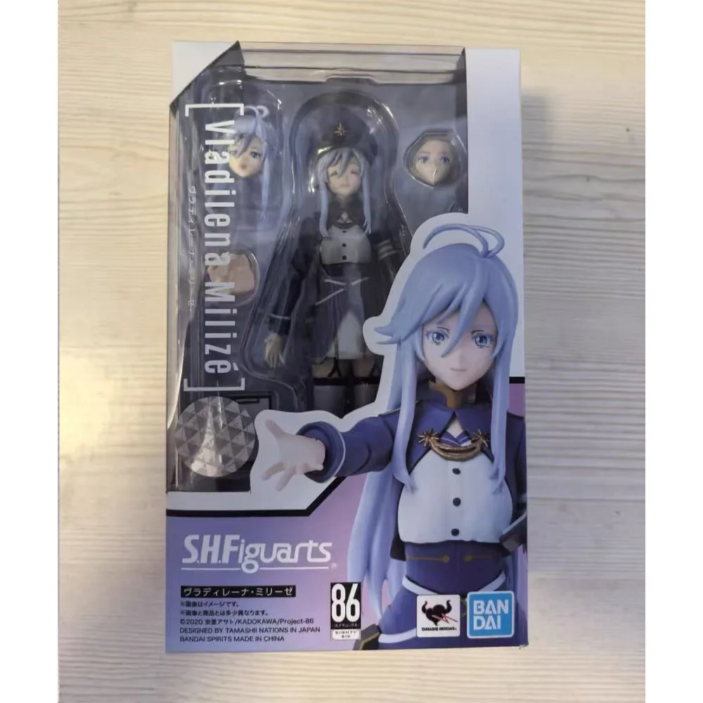 100% Authentic In Stock Bandai S.H.Figuarts 86 -Eighty Six- Vladilena Milizé Anime Action Figure Collection Model Toy