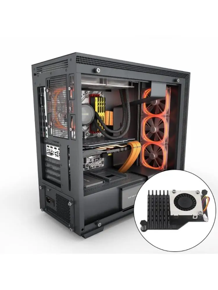 

Y1UB 2PCS Quiet High Conductivity Cooling Solution RPi 5 Installation Ready