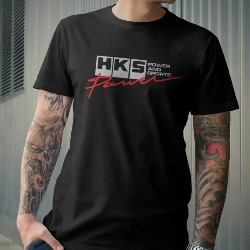 Limited HKSPower and Sportser Performance Turbo Logo Black T-Shirt Size S-5XLSummer Fashion t shirt sbz1124