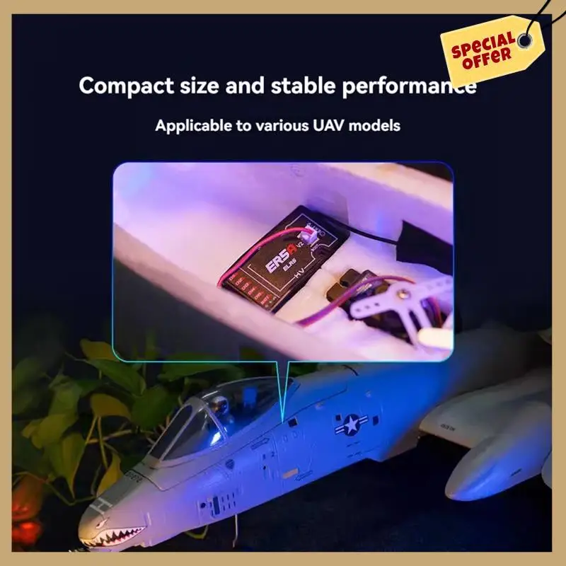 أداء مستقر-ER5A V2 PWM استقبال ER5A 2.4Ghz 5CH Expresslrs PWM استقبال صغير دعم الجهد العودة لطائرات بدون طيار FPV