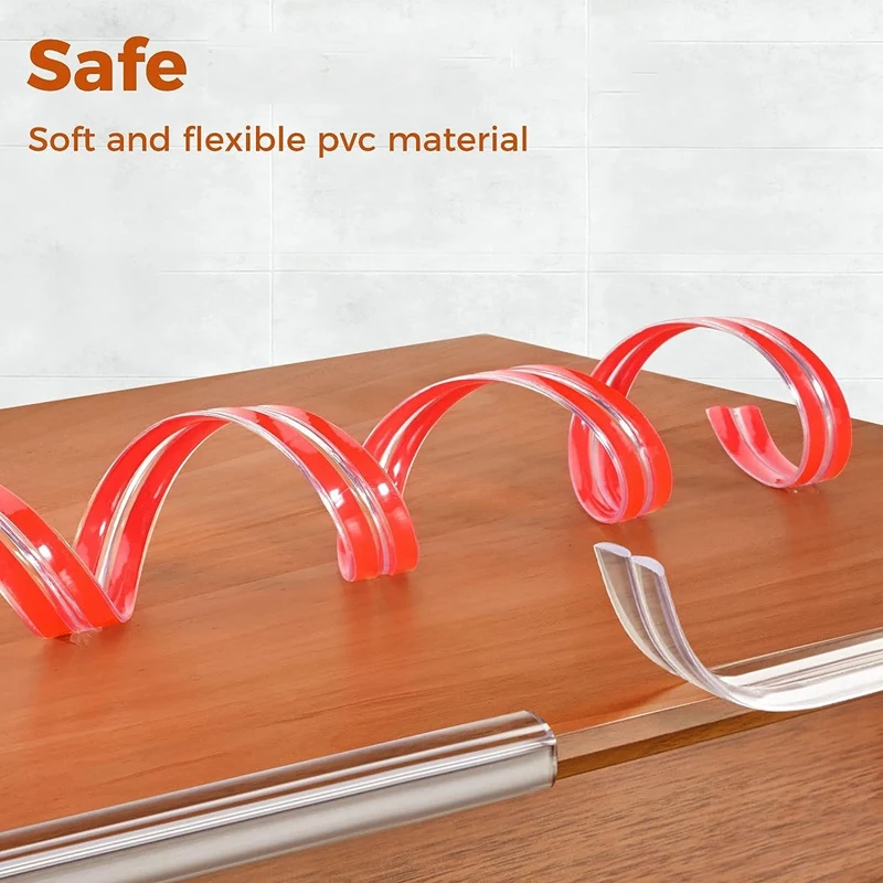 1Set 6 Metres And 4 Corner Protectors Protects Corners And Edges Corners And Edges Transparent A