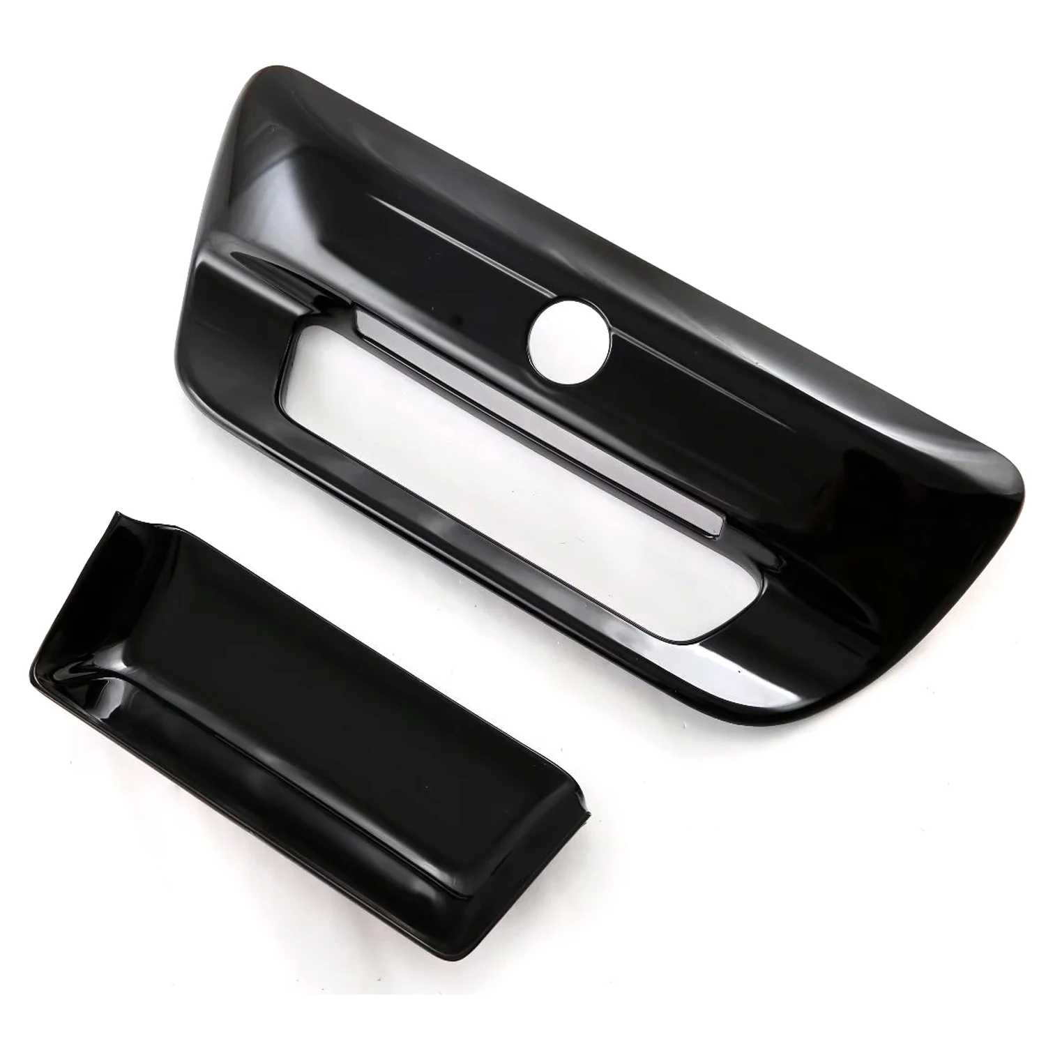 for Ram TRX 2021-2023 Rear Door Handle Overlay ABS Plastic 2pcs