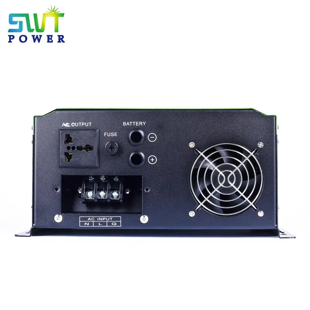 Solar Inverter Low Frequency Off Grid Single LCD Pure Sine Wave 3 Years DC/AC Inverters PWM or MPPT 15A 10-20ms 300*290*150mm